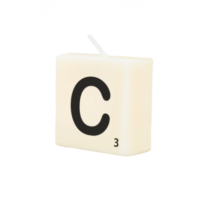 Bougie lettre C 4cm