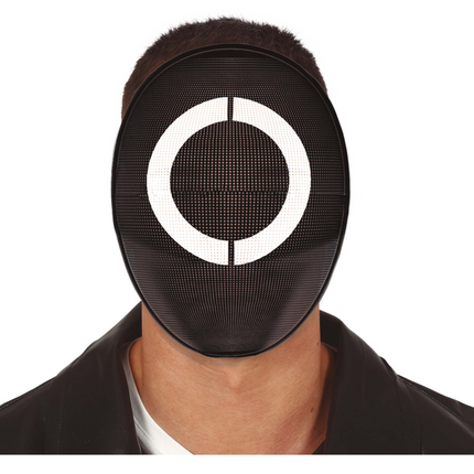 Masque rond noir