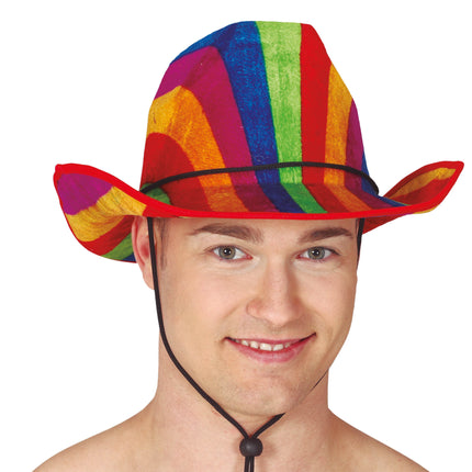 Chapeau de cow-boy Multicolore
