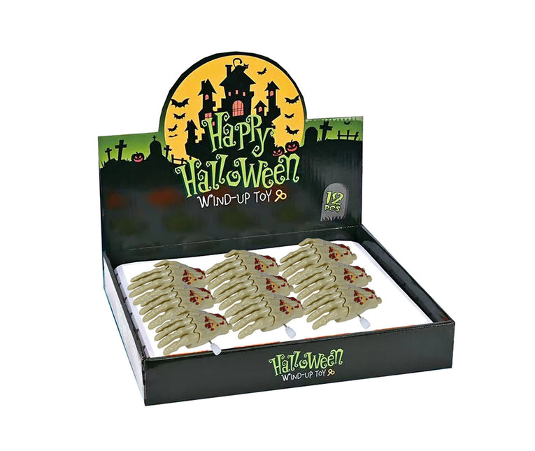 Halloween mains enroulables 9cm 12pcs
