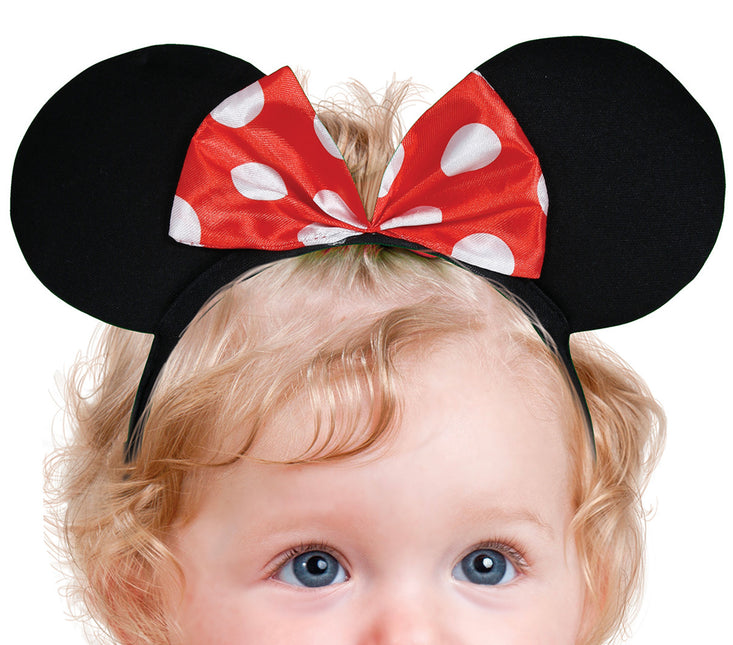 Costume Minnie Mouse Rouge Blanc Bébé