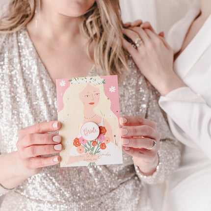 Carte de vœux Bride 15cm