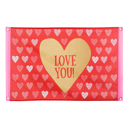 Drapeau Love You 90x60cm