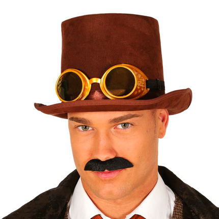 Lunettes de chapeau steampunk