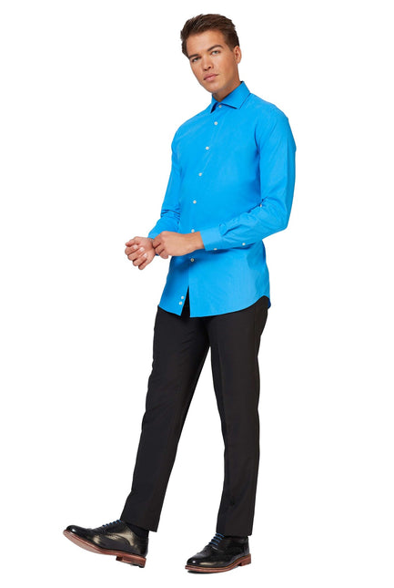 Chemise bleue Hommes <tc>OppoSuits</tc>