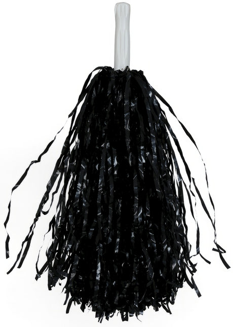 Pompons noirs 2pcs