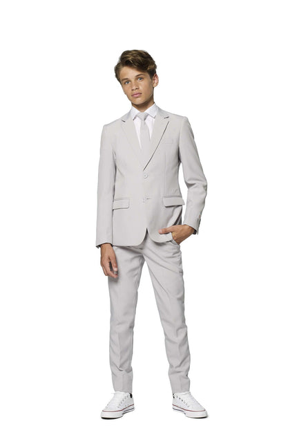 Costume gris Garçon Ado <tc>OppoSuits</tc>
