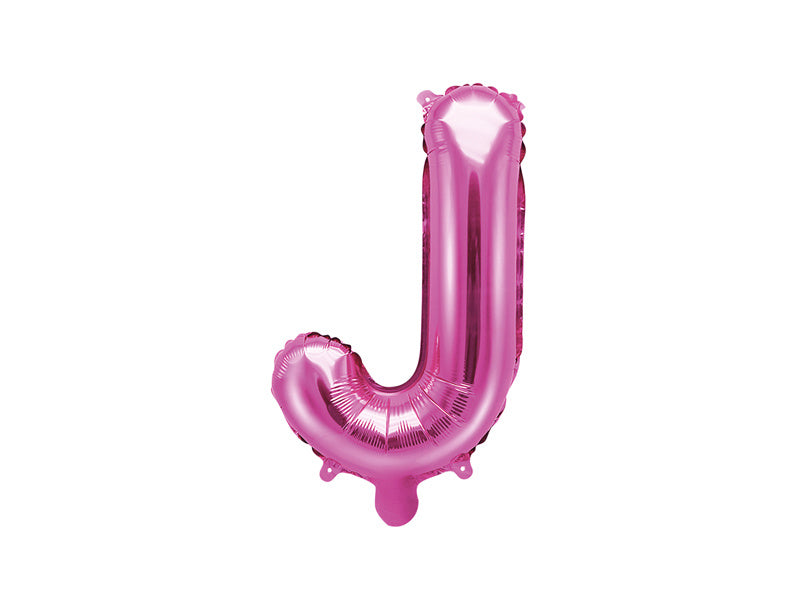 Ballon de baudruche Lettre J Rose Vide 35cm