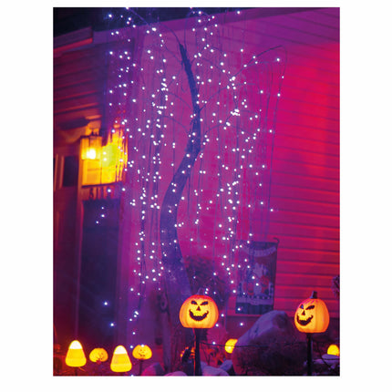 Guirlande LED Halloween Lilas 144 lumières