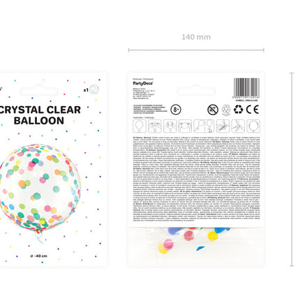 Ballon Confetti 40cm