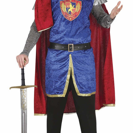 Costume de roi bleu homme