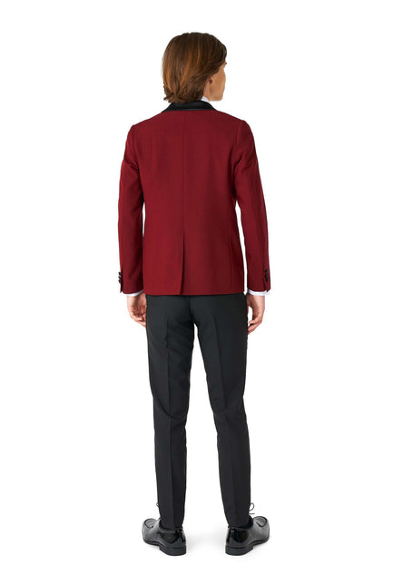 Bordeaux Rouge Tuxedo Boy Teen <tc>OppoSuits</tc>