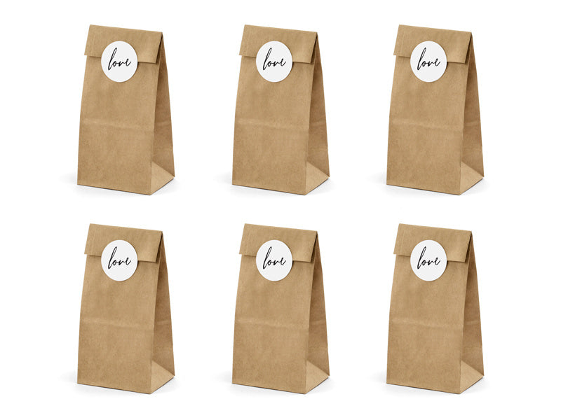 Sacs de partage Love 6pcs