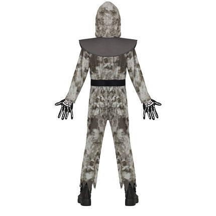 Costume de ninja enfant gris