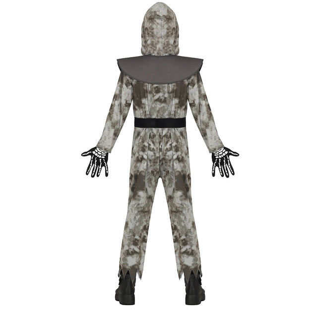 Costume de ninja enfant gris