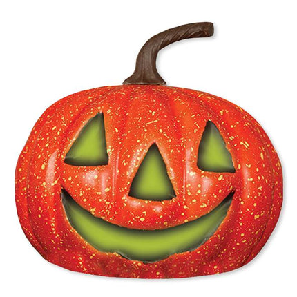 Citrouille d'Halloween avec lumière 20cm