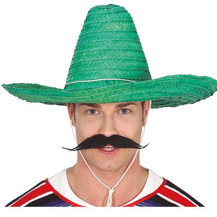 Sombrero vert paille 50cm