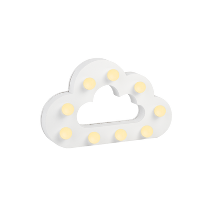 Nuage de lumière blanche