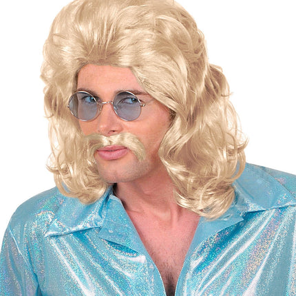 Perruque blonde 70's