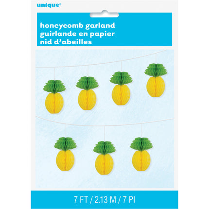 Guirlande nid d'abeille Ananas 2.1m