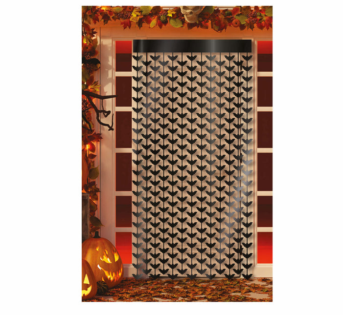 Rideau de porte Halloween Chauves-souris 2m