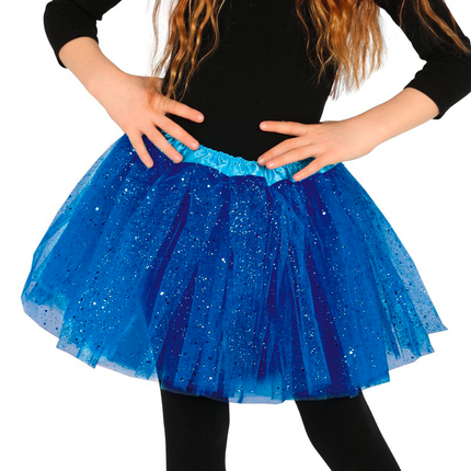 Tutu bleu foncé pailleté 30cm
