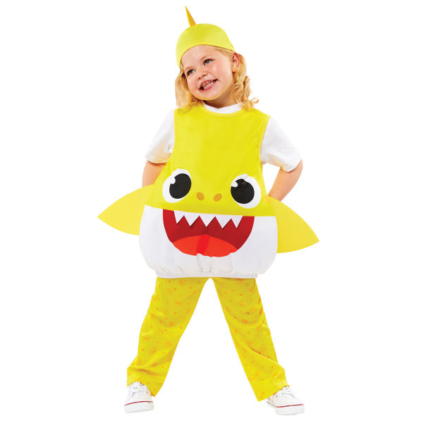 Costume pour bébé Baby Shark Yellow