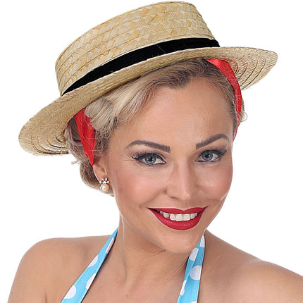 Chapeau avec bandeau noir