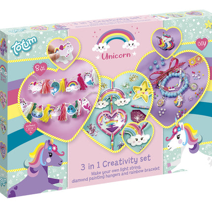 Set de bricolage licorne 3 en 1