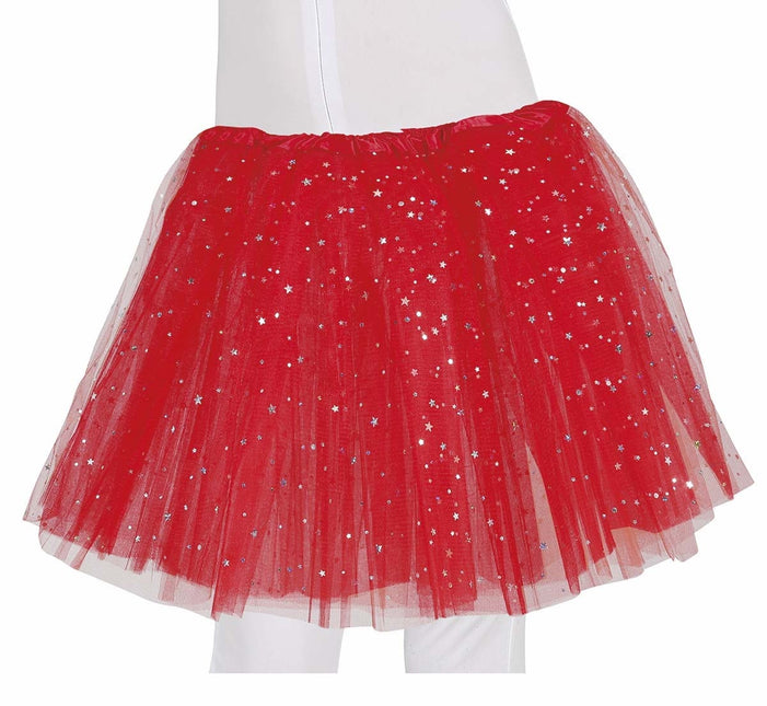Tutu rouge étoiles 30cm