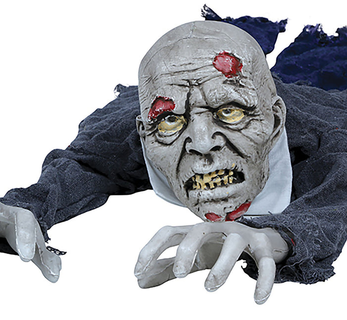 Décoration de table Halloween Zombie avec son et lumière 1.4m