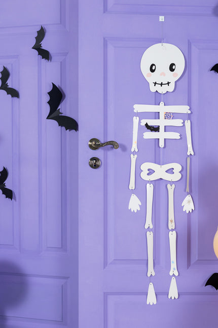 Décoration suspendue d'Halloween Squelette 1.10m