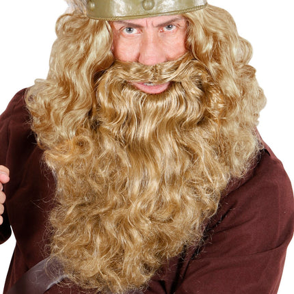 Fausse barbe blonde longue