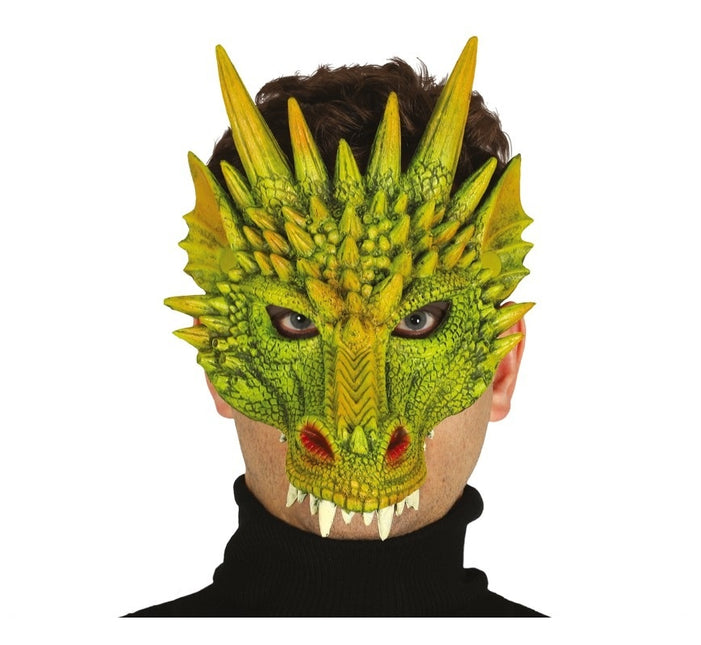 Demi-masque d'Halloween Dragon
