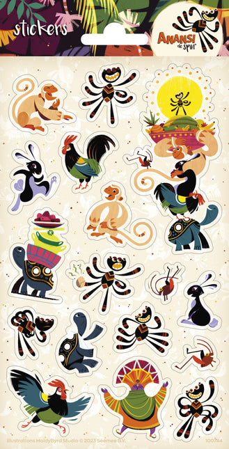Anansi Stickers Spider