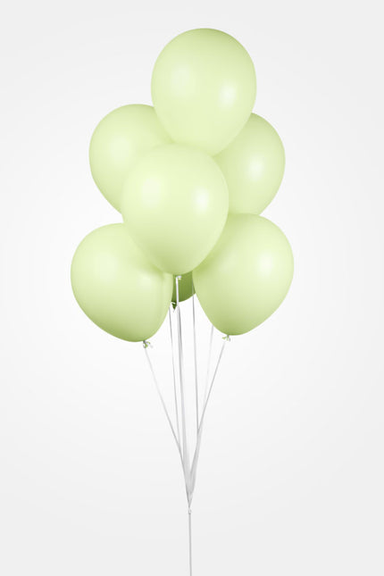 Ballons verts Pastel Macaron 30cm 25pcs