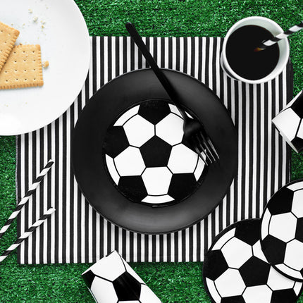 Serviettes de table Football 13,5cm 20pcs