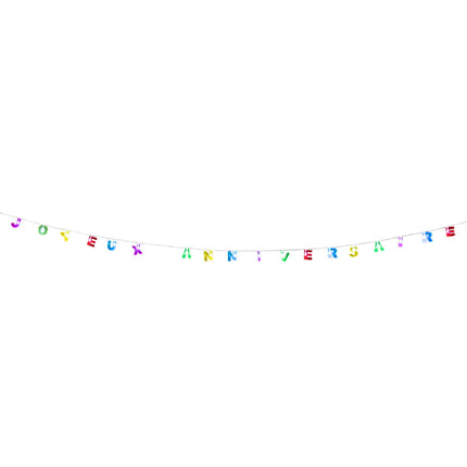 Guirlande lumineuse LED Joyeux Anniversaire 2m