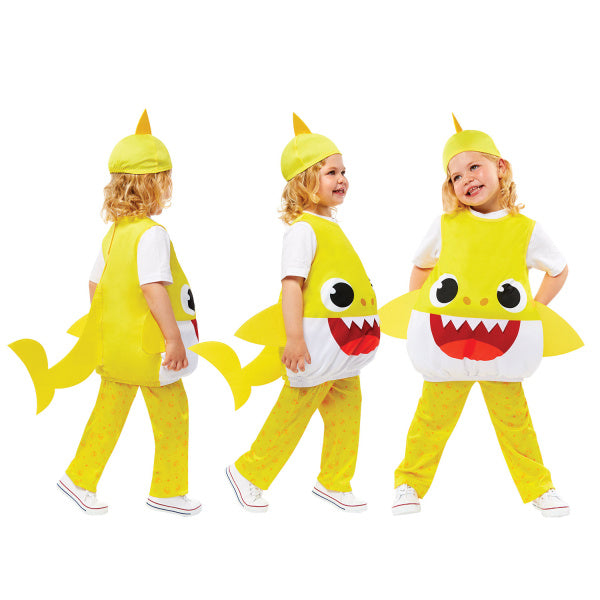 Costume pour bébé Baby Shark Yellow