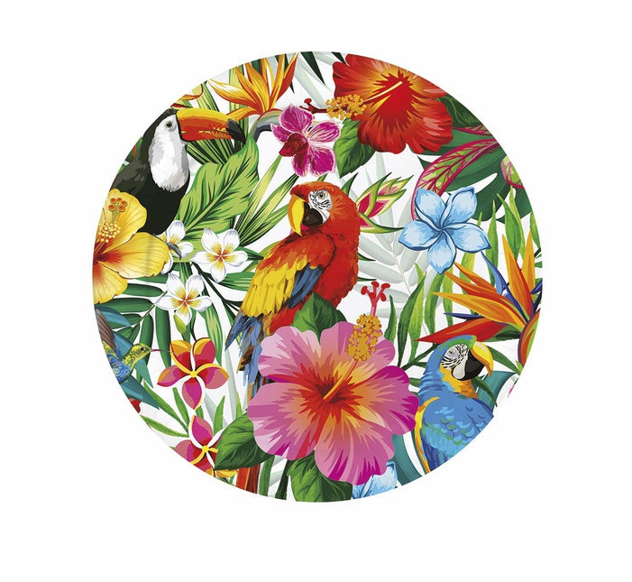 Assiettes Hawaii 23cm 6pcs