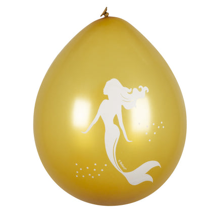 Ballons de sirène 25cm 6pcs