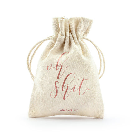 Sacs en coton Oh Shit 15cm 10pcs
