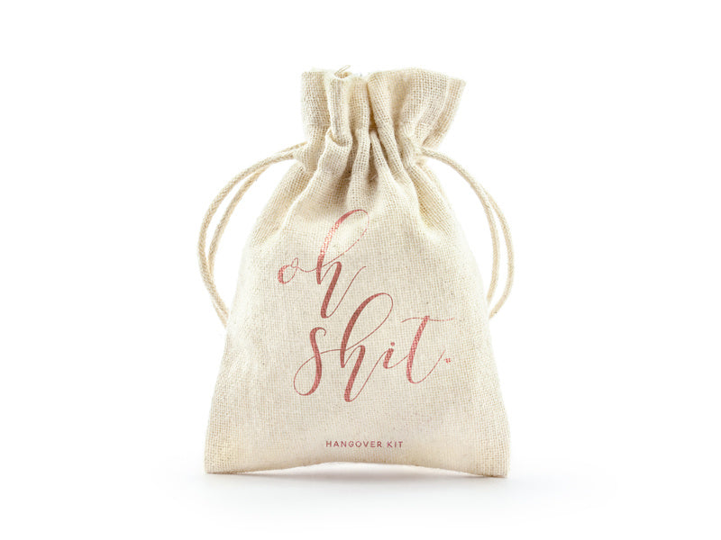 Sacs en coton Oh Shit 15cm 10pcs