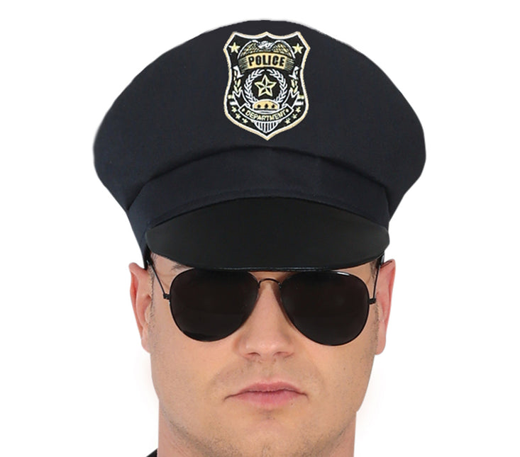 Costume de policier pour homme noir