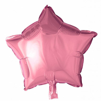 Ballon à l'hélium Étoile rose pâle 46 cm vide