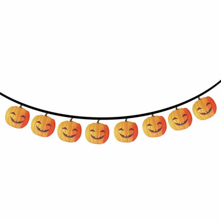 Guirlande d'Halloween Citrouille 3m