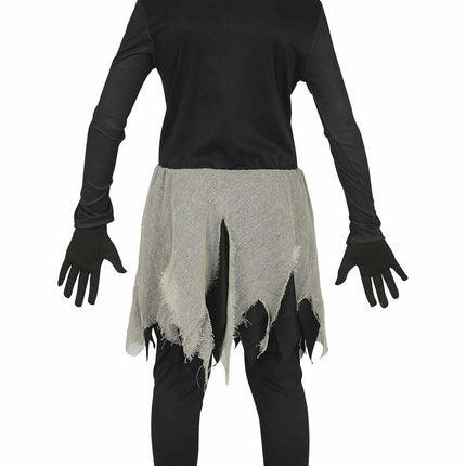 Costume d'Halloween Squelette Fille Noir