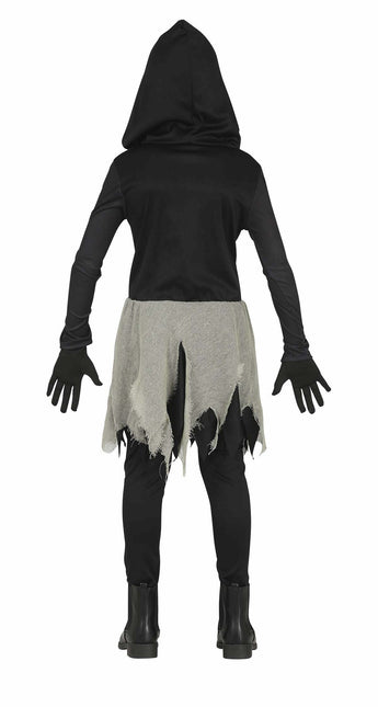 Costume d'Halloween Squelette Fille Noir