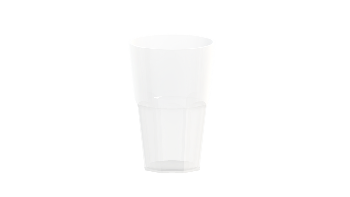 Gobelets givrés réutilisables 400ml 10pcs