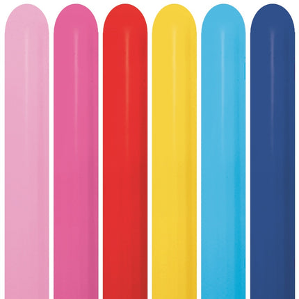 Ballons à modeler Fashion Mix 7.6cm 152cm 50pcs